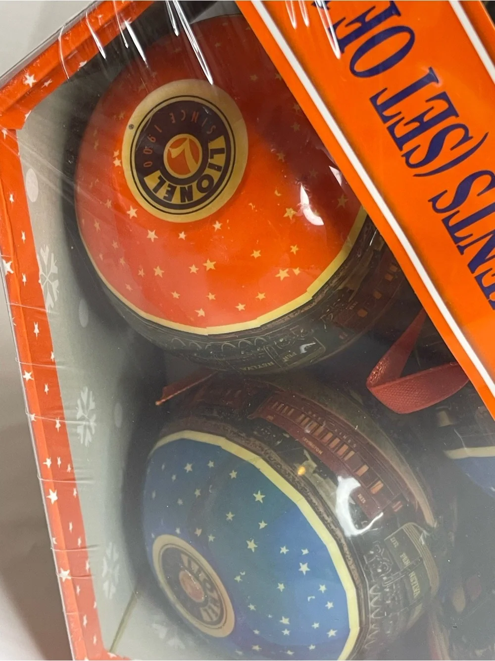 2013 Lionel Trains Set Of 14 Christmas Ornament Gift Box